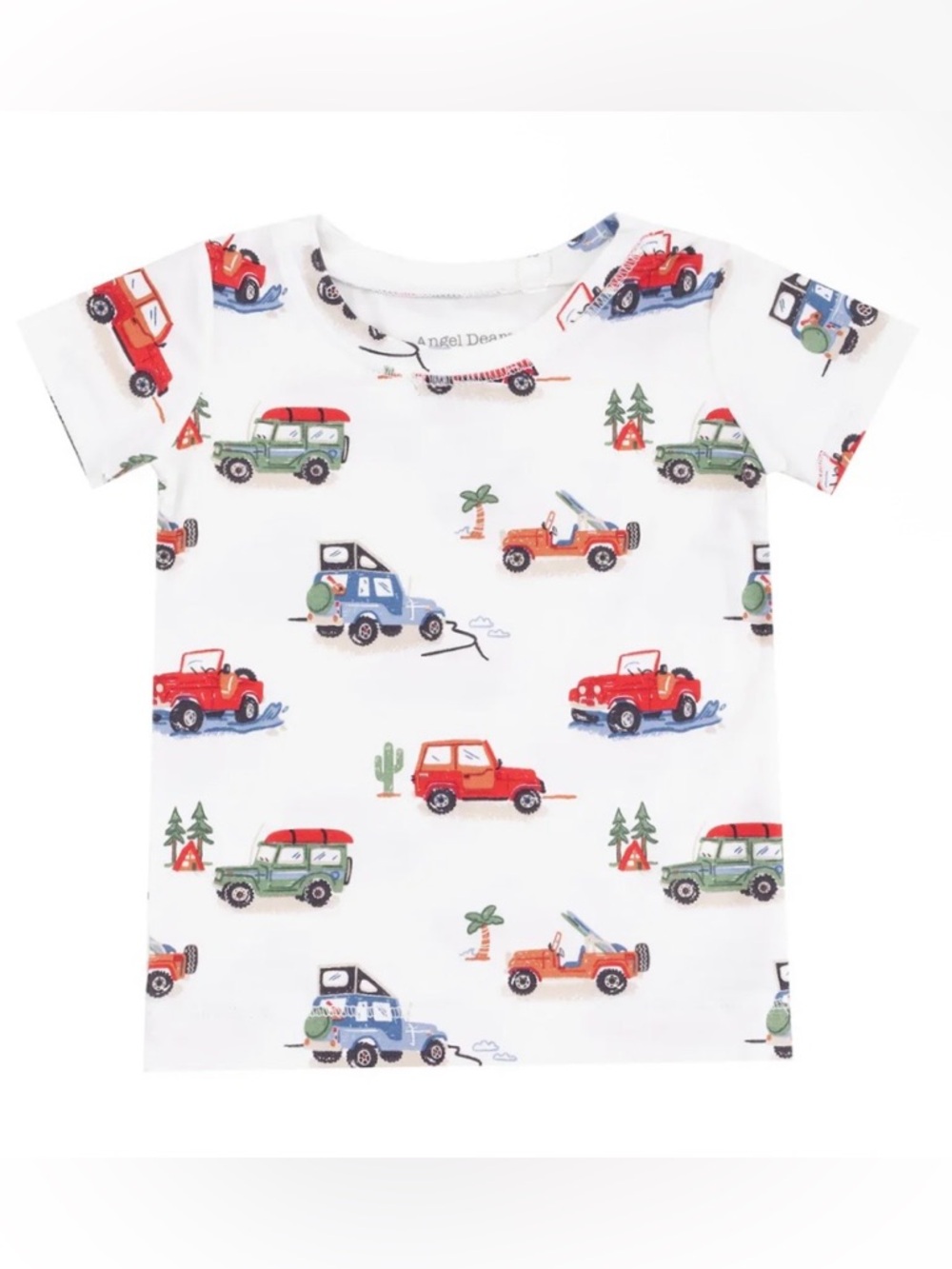 Angel Dear Boys Off-Road Adventure Short Sleeve Loungewear Set - Size 6-12M - Picture 15 of 16